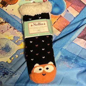 Nollia Girls Sherpa Slipper Socks NWT